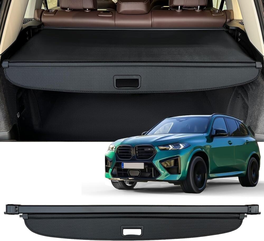 AUXKO Retractable Cargo Cover For BMW X5 2025-2019, Trunk Cargo Cover Luggage